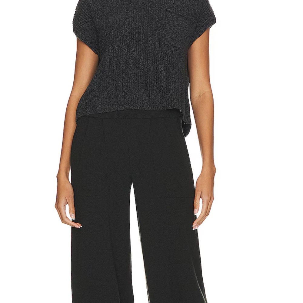 Women's Black Wide-Leg Pants